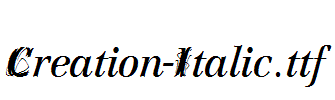 Creation-Italic.ttf