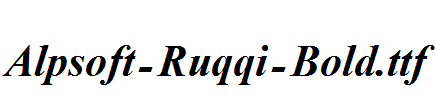 Alpsoft-Ruqqi-Bold.ttf