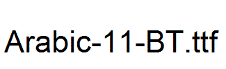 Arabic-11-BT.ttf