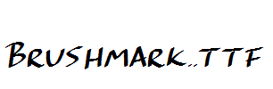 Brushmark..ttf