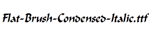 Flat-Brush-Condensed-Italic.ttf