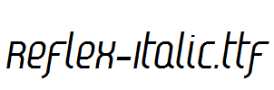 Reflex-Italic.ttf