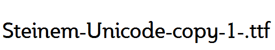 Steinem-Unicode-copy-1-.ttf