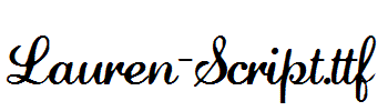 Lauren-Script.ttf