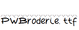 PWBroderie.ttf