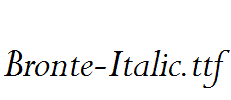 Bronte-Italic.ttf