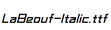 LaBeouf-Italic.ttf