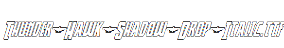 Thunder-Hawk-Shadow-Drop-Italic.ttf