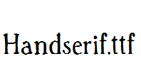 Handserif.ttf