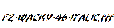 FZ-WACKY-46-ITALIC.ttf