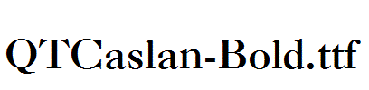 QTCaslan-Bold.ttf