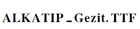 ALKATIP-Gezit.ttf