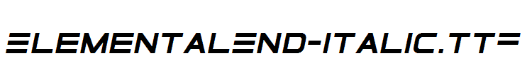 ElementalEnd-Italic.ttf