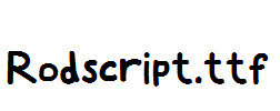 Rodscript.ttf