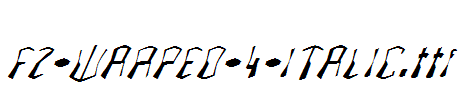 FZ-WARPED-4-ITALIC.ttf