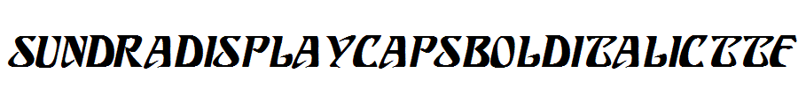 SundraDisplayCaps-Bold-Italic.ttf