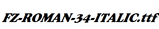 FZ-ROMAN-34-ITALIC.ttf