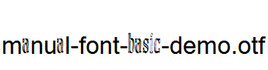 manual-font-basic-demo.otf