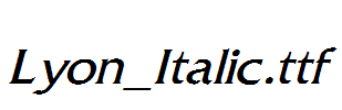 Lyon_Italic.ttf