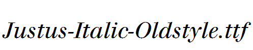 Justus-Italic-Oldstyle.ttf