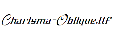 Charisma-Oblique.ttf