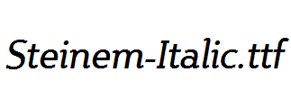 Steinem-Italic.ttf