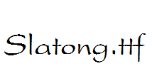 Slatong.ttf