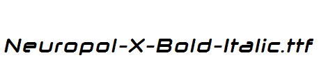 Neuropol-X-Bold-Italic.ttf