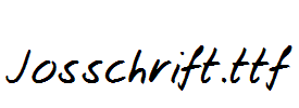 Josschrift.ttf