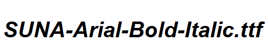 SUNA-Arial-Bold-Italic.ttf