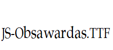 JS-Obsawardas.ttf