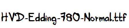 HVD-Edding-780-Normal.ttf