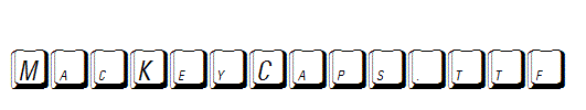 MacKeyCaps.ttf