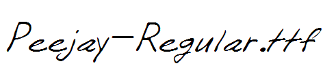 Peejay-Regular.ttf