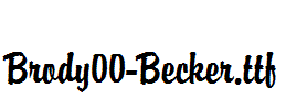 Brody00-Becker.ttf