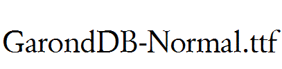 GarondDB-Normal.ttf