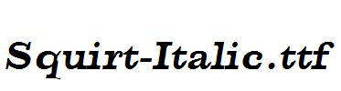 Squirt-Italic.ttf