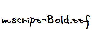 mscript-Bold.ttf