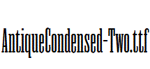 AntiqueCondensed-Two.ttf