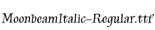 MoonbeamItalic-Regular.ttf