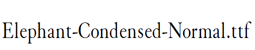 Elephant-Condensed-Normal.ttf