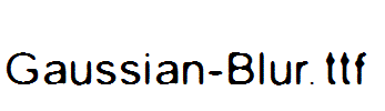 Gaussian-Blur.ttf