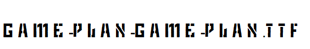 Game-Plan-game-plan.ttf