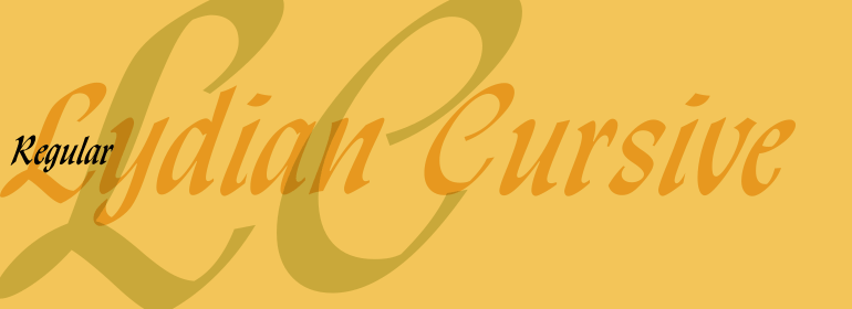 Lydian™ Cursive