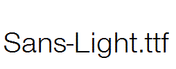 Sans-Light.ttf