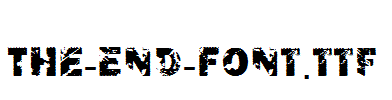 The-End-Font.ttf