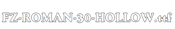 FZ-ROMAN-30-HOLLOW.ttf