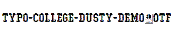 Typo-College-Dusty-Demo.otf