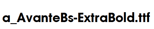 a_AvanteBs-ExtraBold.ttf