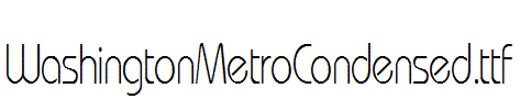 WashingtonMetroCondensed.ttf